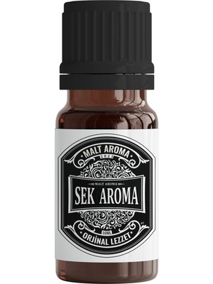 Sek Aroma Black Hazır Karışım Malt Kiti - Black Hazır Karışım Malt Aroması 10 ML (1 LİTREYE UYUMLU)