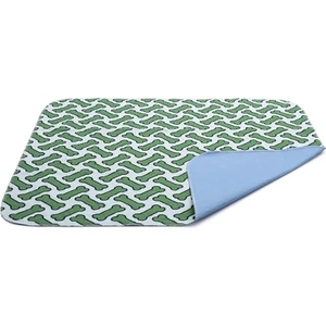 4 Katlı Yıkanabilir Emici Köpek Pedi Kemik Baskılı 100 x 100 cm
