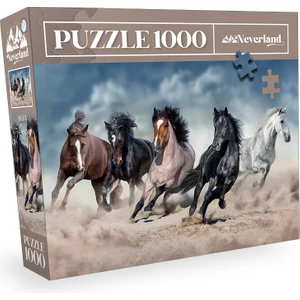 1000 Parça Puzzle - Horses (Atlar)