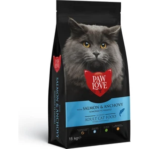 Paw Love Somonlu Hamsili Yetişkin Kedi 15KG