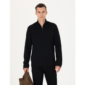 Pierre Cardin Erkek Siyah Regular Fit Sweatshirt 50275986-VR046