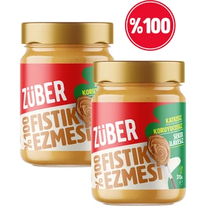 %100 Fıstık Ezmesi 315G x 2 Adet