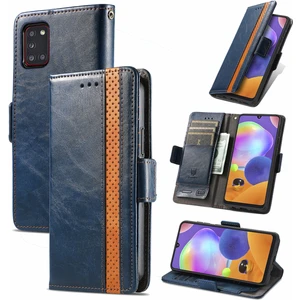 SZY Mall Samsung Galaxy A31 Cüzdan Kılıfı, Kart Tutuculu Pu Deri Flip Kılıf Rfıd Engelleme Kickstand Telefon Kapağı (Yurt Dışından)
