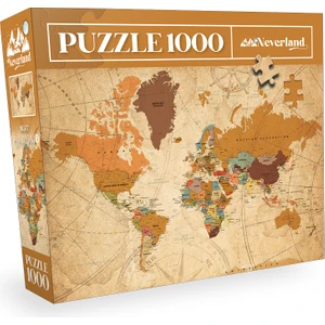 1000 Parça Puzzle - World Map-Iı (Dünya Haritası-Iı)