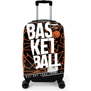 Coral High Basketbol Desenli Kabin Boy Valiz (50CM) 16545