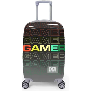 Coral High Gamer Desenli Kabin Boy Valiz (50CM) 16546