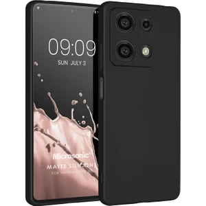 Matte Silicone Infinix Note 30 Pro Kılıf Siyah