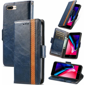 SZY Mall Apple iPhone 7 Plus/8 Plus Cüzdan Kılıfı, Kart Tutuculu Pu Deri Flip Kılıf Rfıd Engelleme Kickstand Telefon Kapağı (Yurt Dışından)