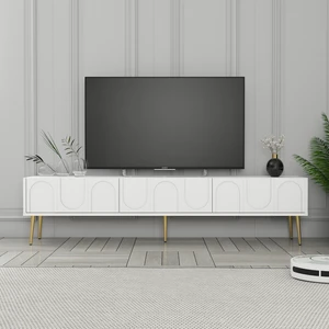 Variant Mobilya Variant Lyon Alt Tv Ünitesi - Beyaz / Altın