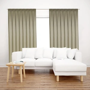 Premier Home Saten Fon Perde 140X260 Koyu Bej