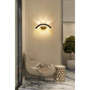 Full Reyon 12 Watt Modern Tasarım LED Aplik, Kapı Giriş Apliği, Bahçe, Balkon, Salon, Teras, Kamelya Armatürü