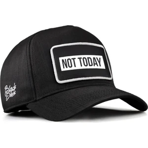 V2 Baseball Not Today - 3 Kod Logolu Unisex Siyah Cordura Kumaş Şapka (Cap)