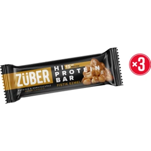 Yüksek Protein Bar Fıstık Ezmeli 45G x 3 Adet