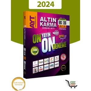 Altın Karma Yayınları 2024 AYT  10 Yayın 10 Deneme Tamamı Video Çözümlü