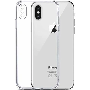 iPhone Xs Max Kılıf Şeffaf Kamera Korumalı Yumuşak Silikon
