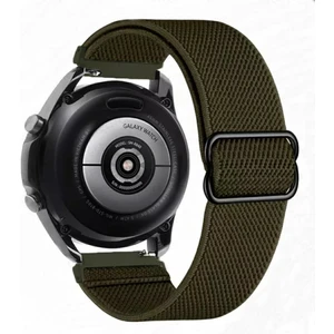 20 mm Universal Örgü Tokalı Bant Kordon Akıllı Pimli Asker Yeşil