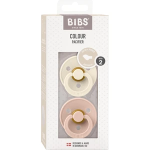 Colour Ikili Anatomik Kauçuk Emzik- Ivory/blush 6-18 Ay