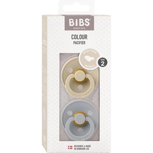 Colour Ikili Anatomik Kauçuk Emzik- Vanilla/cloud 6-18 Ay