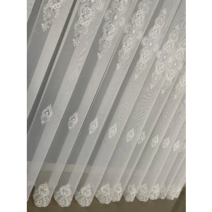 Kort Desen Tül Perde 1-3 Sık Pile