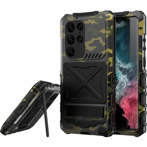 Samsung Galaxy S24 Ultra Kickstand Telefon Kasası Askeri Sınıf Şok Geçirmez Kapak (Yurt Dışından)