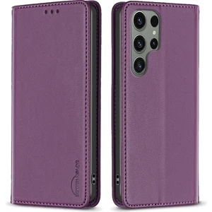Samsung Galaxy S24 Ultra Kart Tutucu Manyetik Kapak Kapağı (Yurt Dışından)