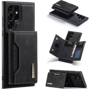 Samsung Galaxy S24 Ultra Çıkarılabilir Manyetik Cüzdanlı Kickstand Kapağı (Yurt Dışından)