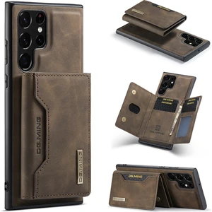 Samsung Galaxy S24 Ultra Çıkarılabilir Manyetik Cüzdanlı Kickstand Kapağı (Yurt Dışından)