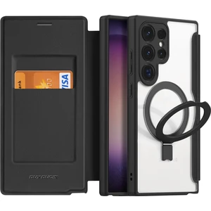 Samsung Galaxy S24 Ultra Manyetik Yüzük Kickstand Anti-Drop Koruyucu Kapak (Yurt Dışından)