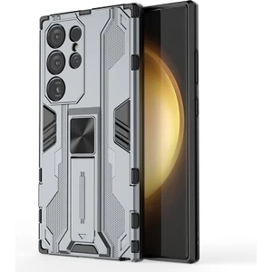 Samsung Galaxy S24 Ultra Anti-Cratch Pc+Tpu Kickstand Cover (Yurt Dışından)