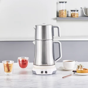 Royaltea Elegant 1775H Konuşan Çay Makinesi Inox Beyaz