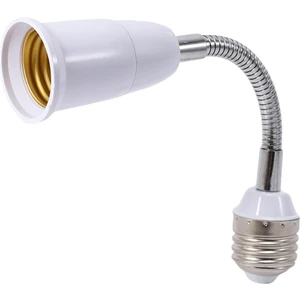 LED Ampul Lamba Tutucu Dönüştürücüler Adaptörü Esnek E27 To E27 20 cm Uzunluk Esnek Uzatın Soket Taban Tipi Uzatma (Yurt Dışından)