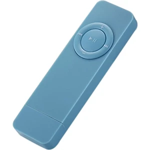 Taşınabilir USB Spor U Disk Mini Mp3 Müzik Çalar Desteği 32GB Tf (Mavi) (Yurt Dışından)