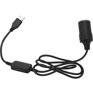 USB 5V - 12V Araç Çakmak Soketi Güç Dişi Dönüştürücü Adaptör Kablosu (Yurt Dışından)