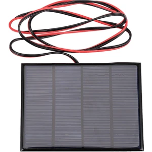 1m Telli 1.5W 12V Mini Güneş Paneli Küçük Hücre Modülü Şarj Cihazı (Yurt Dışından)