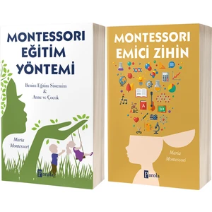 Montessori Eğitim Yöntemi - Emici Zihin 2 Kitap - Maria Montessori
