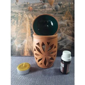 Mary Collection Lotus Model Toprak Buhurdanlık Set