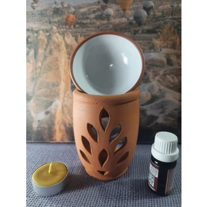 Mary Collection Lotus Model Toprak Buhurdanlık Set