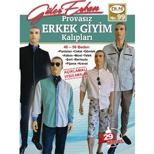 Güler Erkan Provasız Erkek Giyim Kalıpları No:99 2024