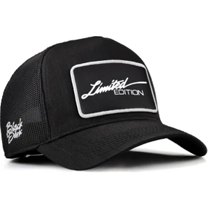 V2 Trucker Limited Edition - 2 Kod Logolu Siyah Cordura Kumaş Şapka (Cap)