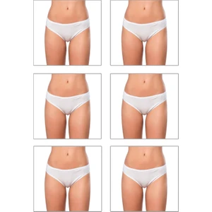 Özkan Underwear 6120 6'lı Paket Kadın Pamuklu Likralı Süprem Slip Külot