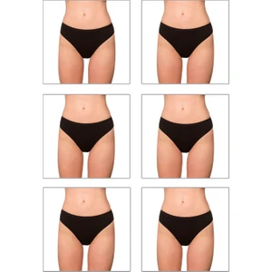 Özkan Underwear 6120 6'lı Paket Kadın Pamuklu Likralı Süprem Slip Külot