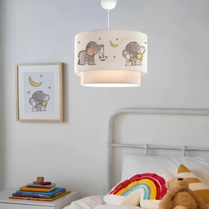 Kids Kumaş Baskılı Pasta Çocuk Odası Sarkıt Fil Desenli