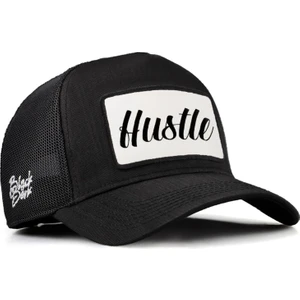 V2 Trucker Hustle - 1 Kod Logolu Siyah Cordura Kumaş Şapka (Cap)