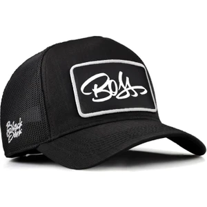 V2 Trucker Boss - 2 Kod Logolu Siyah Cordura Kumaş Şapka (Cap)