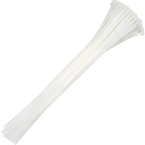 505350 Plastik Kablo Bağı Cırt Kelepçe 2.5X100 mm Beyaz (100 Adet)
