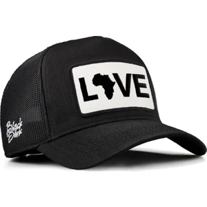 V2 Trucker Love - 1 Kod Logolu Siyah Cordura Kumaş Şapka (Cap)
