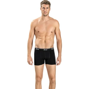 Erkek Beyaz Pamuklu Likralı Boxer 156  6 Lı  Adet