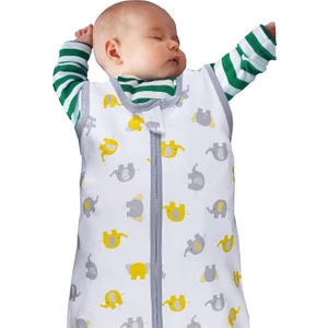 Bebek Uyku Tulumu Iç ve Diş Kumaş %100 Doğal Pamuk Çift Kat Özel Kumaş Unisex 1 Tog STL6428