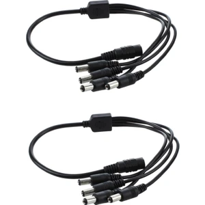 2x 1 Ila 4 Dc Güç 4 Bağlantı Noktalı Splitter Adaptör Adaptör Kablosu Cctv Kamera (Yurt Dışından)