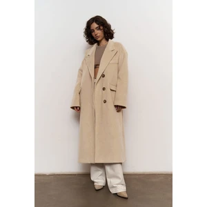 Mai Collection Lowen Bej Oversize Kaban